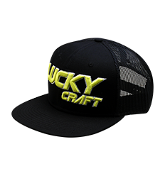 Lucky Craft kepur? PR Cap juoda-geltona