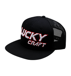 Lucky Craft kepur? PR Cap juoda-raudona