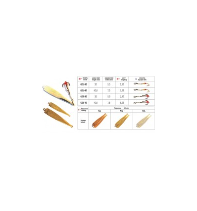 Žieminė blizgutė W Legenda 35 7.25g 38.3X9mm