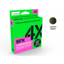 Pintas valas SUFIX SFX 4X BRAID L-V-GREEN 135M