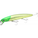 Vobleris Lucky Craft Flash Minnow SW 110 SP Laser Green Head Chart
