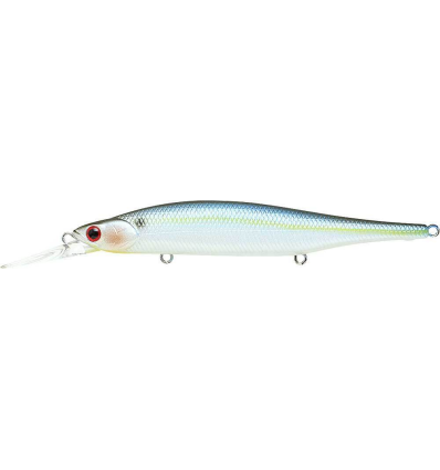 Vobleris Lucky Craft Lightning Pointer 110 DD Pearl Threadfin Shad