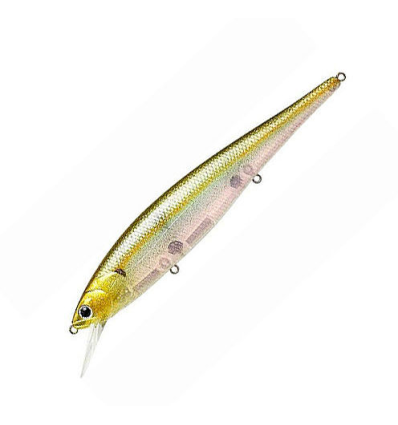Vobleris LUCKY CRAFT POINTER 128 SP Flake Flake Golden Sexy Minnow