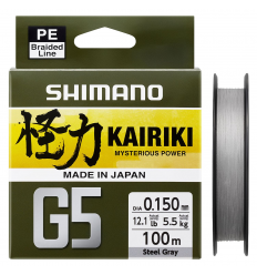 Pintas valas Shimano Kairiki G5 150m Steel Gray