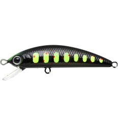 Vobleris LUCKY CRAFT HUMPBACK MINNOW 50 S Chart Head Black Amago