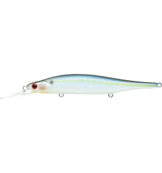 Vobleris Lucky Craft Lightning Pointer 110 DD Pearl Threadfin Shad